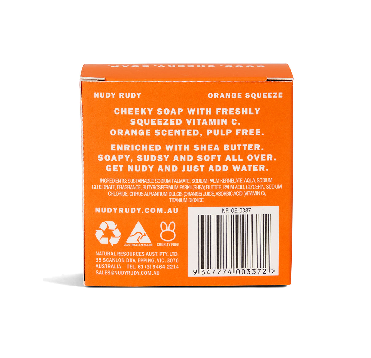 Orange Squeeze Bar Soap Puck - 1 Month