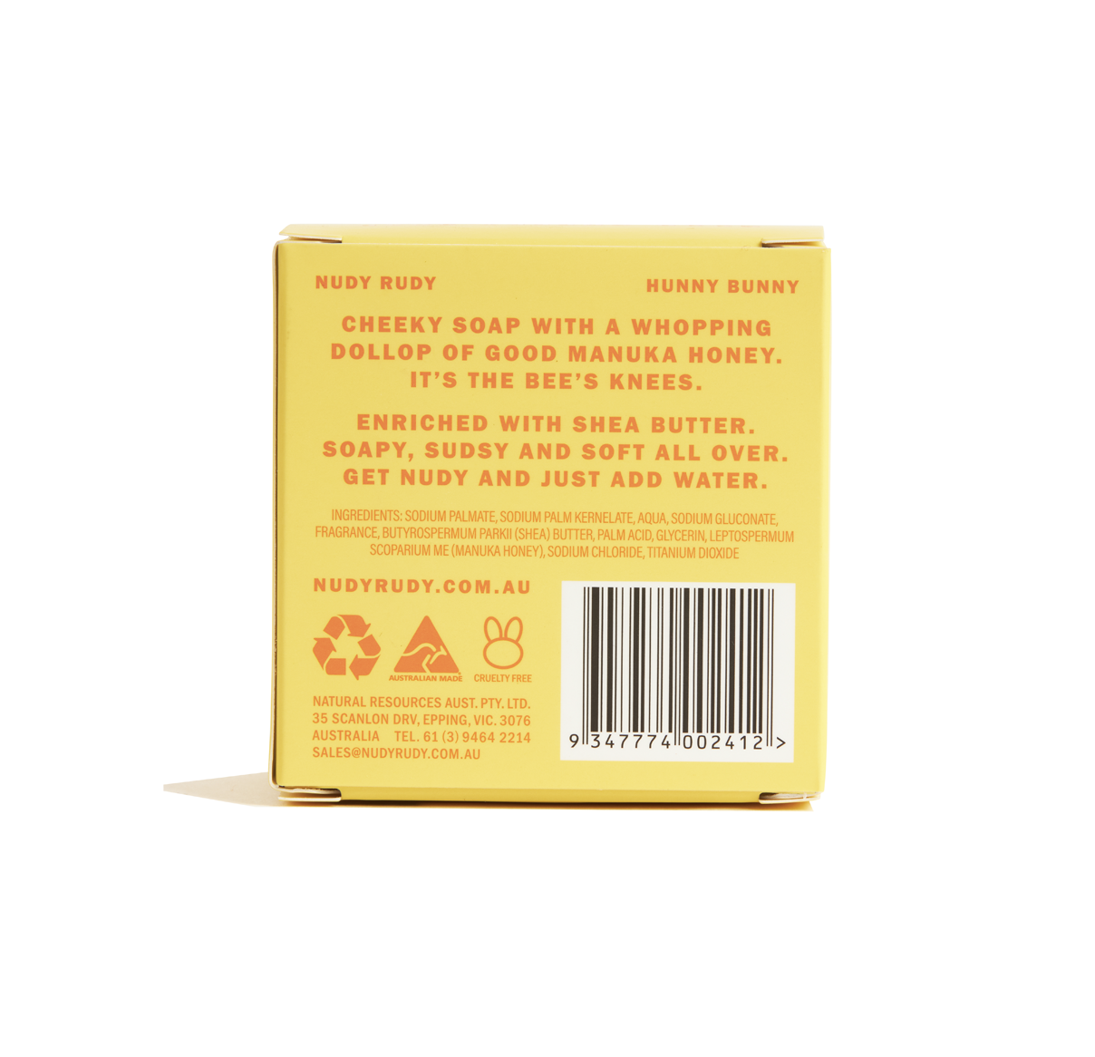 12 Bar Soaps - Hunny Bunny Bar Soap Puck - (6 Month Supply)