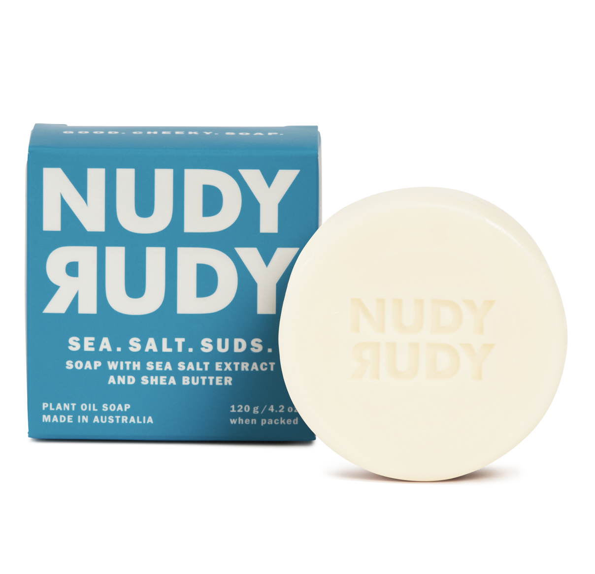 Sea. Salt. Suds. Bar Soap Puck